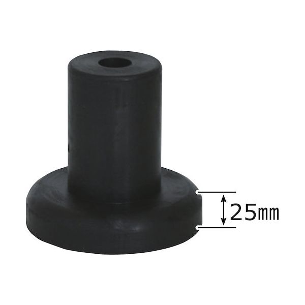 岩崎製作所 IWA 車両艤装部品<吸管ホース>用 受けゴム 19KYU75R 1個 508-9642（直送品）