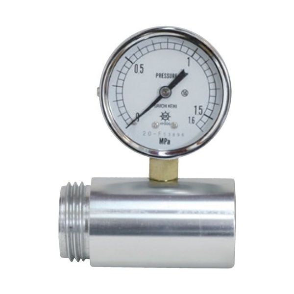 岩崎製作所 IWA アルミ製 易操作性1号用 放水圧力測定器(コックなし) 23ICI30A 1個 509-6019（直送品）