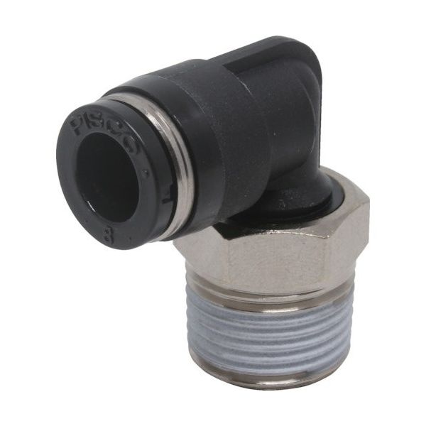 日本ピスコ PISCO チューブフィッティング チューブフィッティングミニ PL8-02M 1セット(10個) 560-1562（直送品）