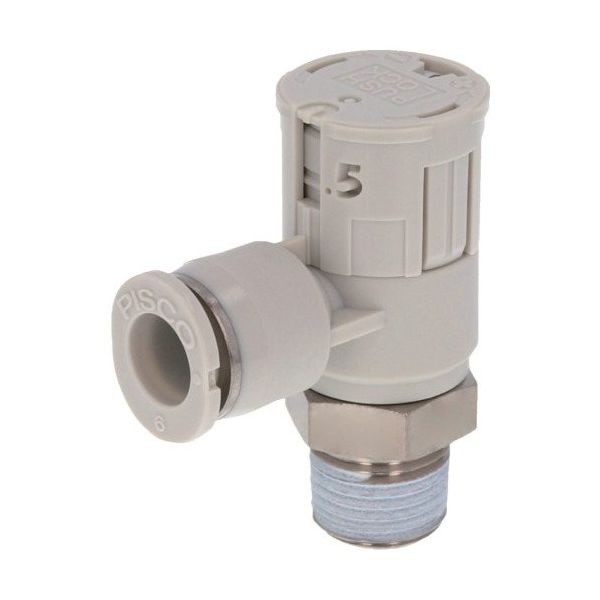 日本ピスコ PISCO スピードコントローラ ダイヤル付タイプ JSGS6-01AW 1個 559-8428（直送品）