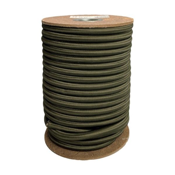 ユタカメイク ゴム タイトゴムロープボビン巻 9φ×30m ODグリーン RT-54 1巻 595-2394（直送品）