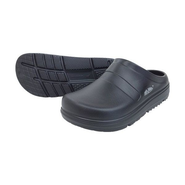 喜多 柔らかいリカバリーサンダル(サボタイプ) EVAラバー ブラック 3L(27.5~28.0) SK4910-BK-3L 1足（直送品）