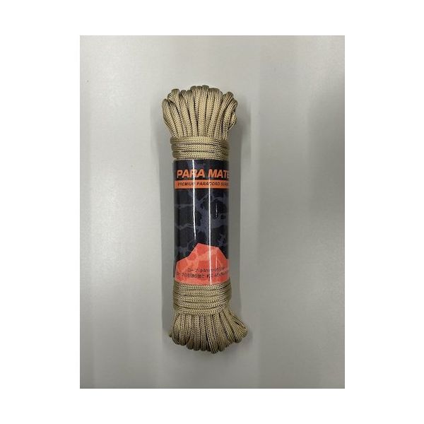 ユタカメイク パラメイトロープ 4mm×15m コヨーテ PMR-10 1個 608-9314（直送品）