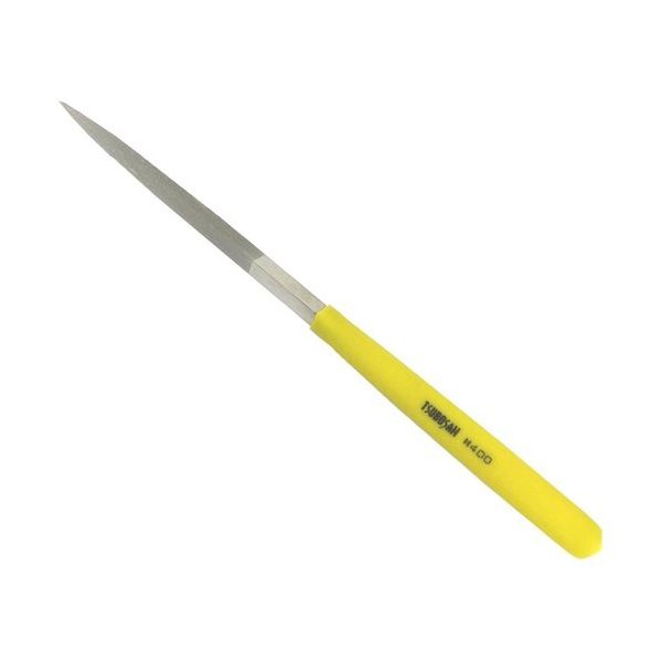 ツボサン ダイヤモンドヤスリ Kー12 三角 #400ー50L DKSA1240 1本 611-6201（直送品）