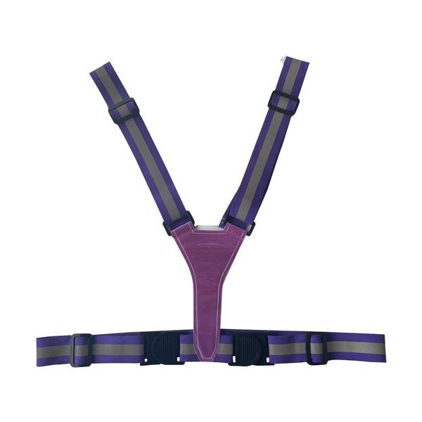 ミズケイ 伸縮Y型ベスト パープル 5941255 1枚 629-5587（直送品）