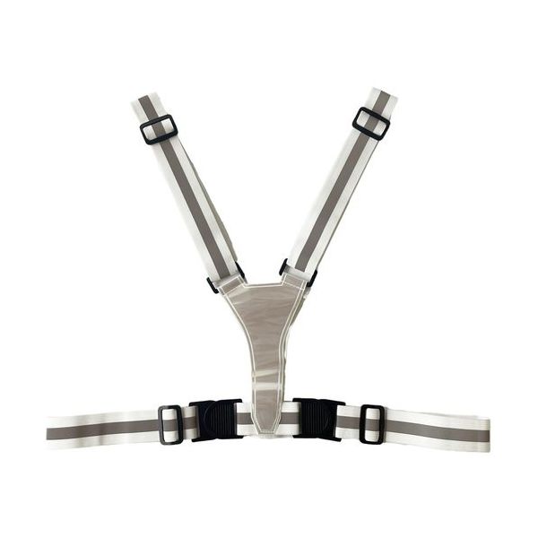 ミズケイ 伸縮Y型ベスト ホワイト 5941258 1枚 629-5843（直送品）