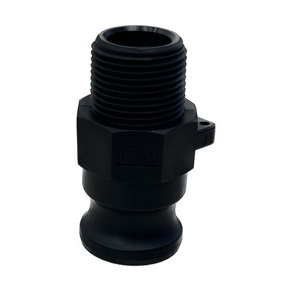 岩崎製作所 IWA 樹脂製 I・LOK(アイロック)レバーカップリング 男ネジアダプター(TypeーF) 37F020P-Y 1個（直送品）