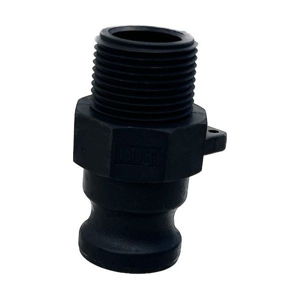 岩崎製作所 IWA 樹脂製 I・LOK(アイロック)レバーカップリング 男ネジアダプター(TypeーF) 37F025P-Y 1個（直送品）