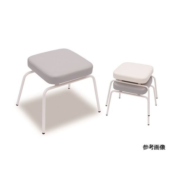 アズワン ローバースツール 座幅38×奥行38×座高43 オレンジ 60-1095-03 1台（直送品）