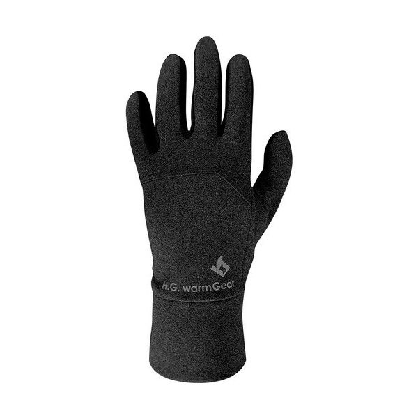 喜多 防寒手袋 ストレッチグローブ スマホ・タッチパネル対応 ブラック M NO8750-BK-M 1双 693-6475（直送品）