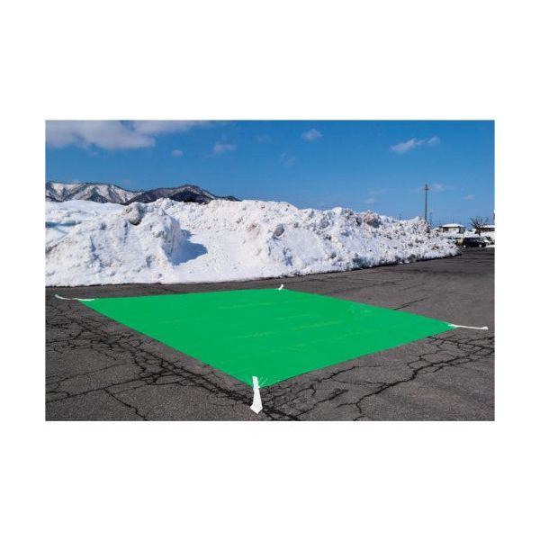 ユタカメイク 雪除けシート 5.2m×5.2m 標準タイプ 1.5t B-SNR15 1枚 663-2239（直送品）
