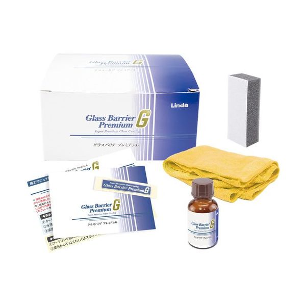 横浜油脂工業 Linda グラスバリア プレミアムG BF40 1セット(4本) 655-9866（直送品）