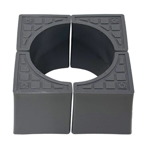 エービーシー商会 ABC 桝周り専用副資材 インサルマスキューブ75 グレー MC75G 1セット 683-3918（直送品）