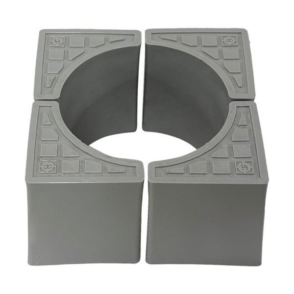 エービーシー商会 ABC 桝周り専用副資材 インサルマスキューブ75 ライトグレー MC75LG 1セット 683-3916（直送品）