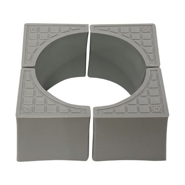 エービーシー商会 ABC 桝周り専用副資材 インサルマスキューブ100 ライトグレー MC100LG 1セット 683-3911（直送品）