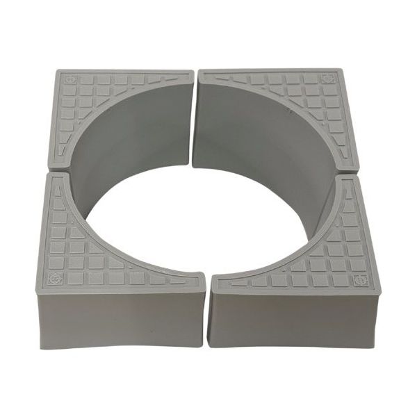 エービーシー商会 ABC 桝周り専用副資材 インサルマスキューブ200 ライトグレー MC200LG 1セット 683-3915（直送品）