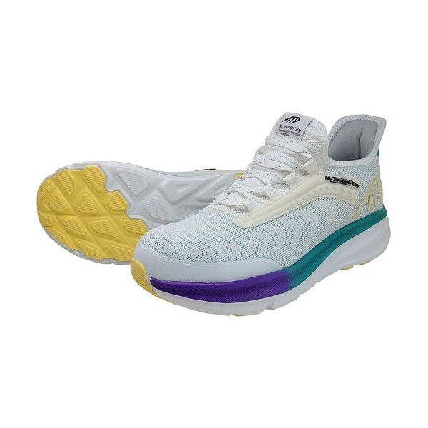 喜多 安全スニーカー セーフティスニーカー 疲れにくい厚底クッション 制菌・消臭 ホワイト 27.0 MG5770-WH-27.0 1足（直送品）