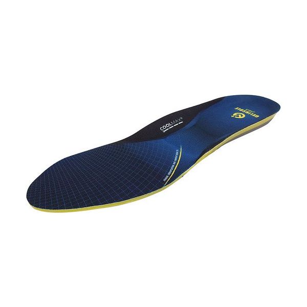 喜多 インソール ジェルインソールプラス COOLMAX ブルー フリー(25.0~28.0) NO6990-BLU-F 1セット(10足)（直送品）