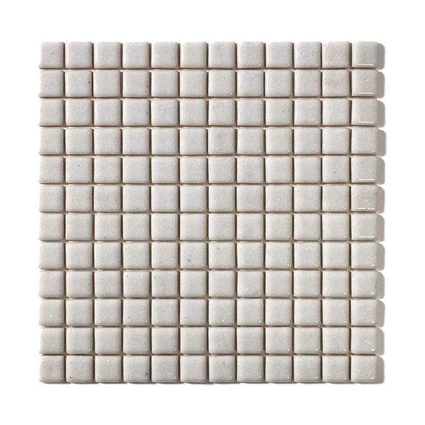 エービーシー商会 ABC モザイクタイル シーズン A―101 ホワイト(20シート入り) 1箱 695-5622（直送品）