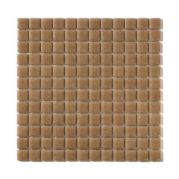 エービーシー商会 ABC モザイクタイル シーズン Aー140 ライトブラウン(20シート入り) 1箱 695-5923（直送品）