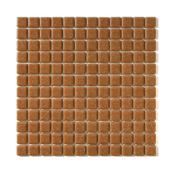 エービーシー商会 ABC モザイクタイル シーズン Bー132 ブラウン(20シート入り) 1箱 695-6400（直送品）