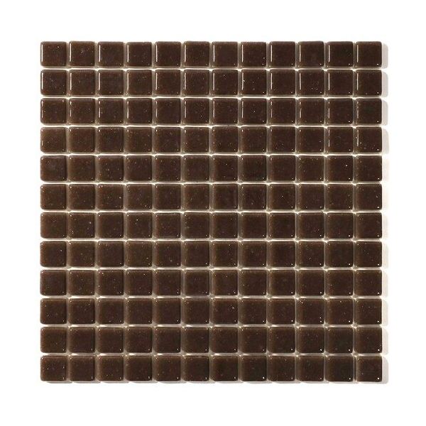 エービーシー商会 ABC モザイクタイル シーズン Bー137 ダークブラウン(20シート入り) 1箱 695-5916（直送品）