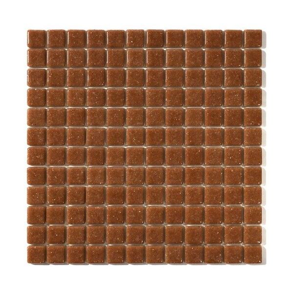 エービーシー商会 ABC モザイクタイル シーズン Bー142 モカ(20シート入り) 1箱 695-5938（直送品）