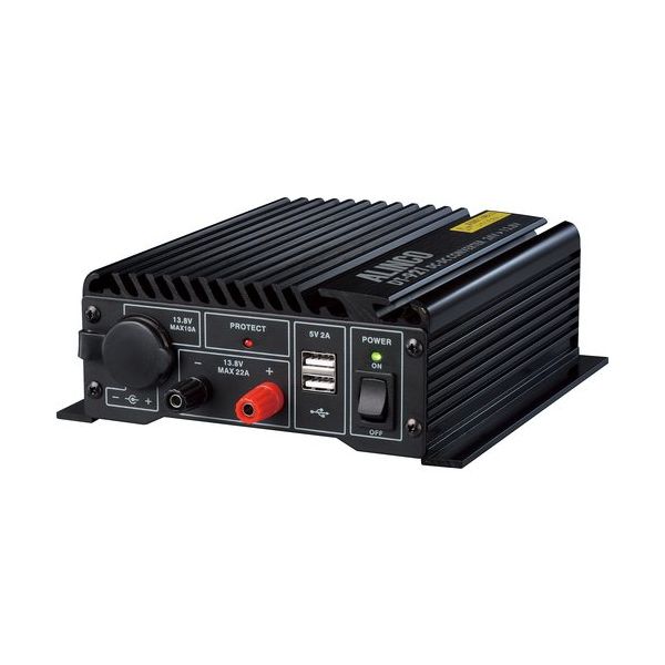 アルインコ ALINCO 最大20A DC―DCコンバーター 黒 DT921 BK 1台 694-6535（直送品）