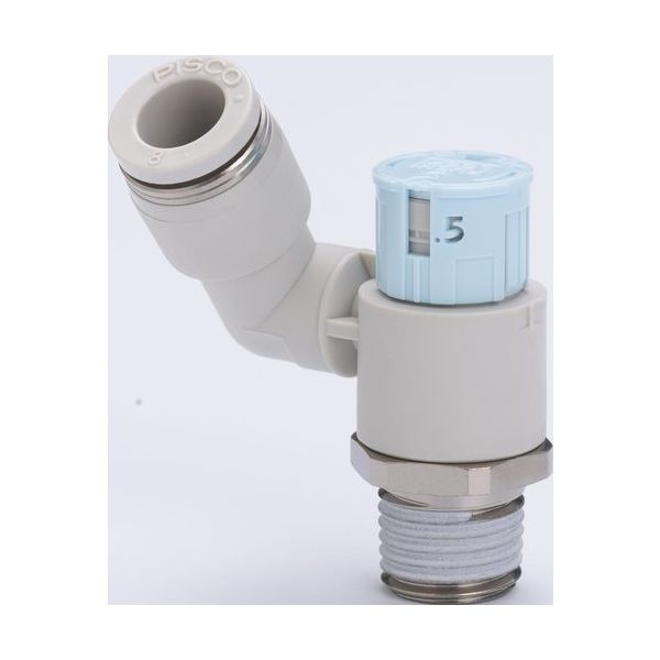 日本ピスコ PISCO スピードコントロータ ダイヤル付タイプ JSGS8-02BW 1個 699-0771（直送品）