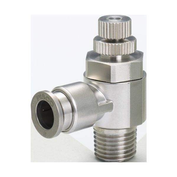 日本ピスコ PISCO スロットルバルブSUS316 SSJNC12-04 1個 699-0758（直送品）