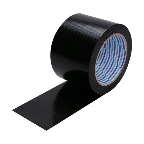 ダイヤテックス パイオラン 梱包用テープ 75mm×25m ブラック K-10-BK 75MMX25M 1セット(24巻) 567-0984（直送品）