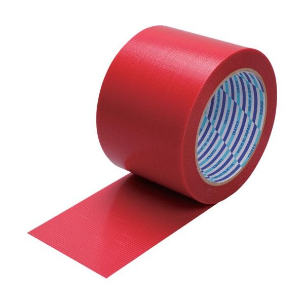 ダイヤテックス パイオラン 梱包用テープ 75mm×25m レッド K-10-RE 75MMX25M 1セット(24巻) 567-0988（直送品）