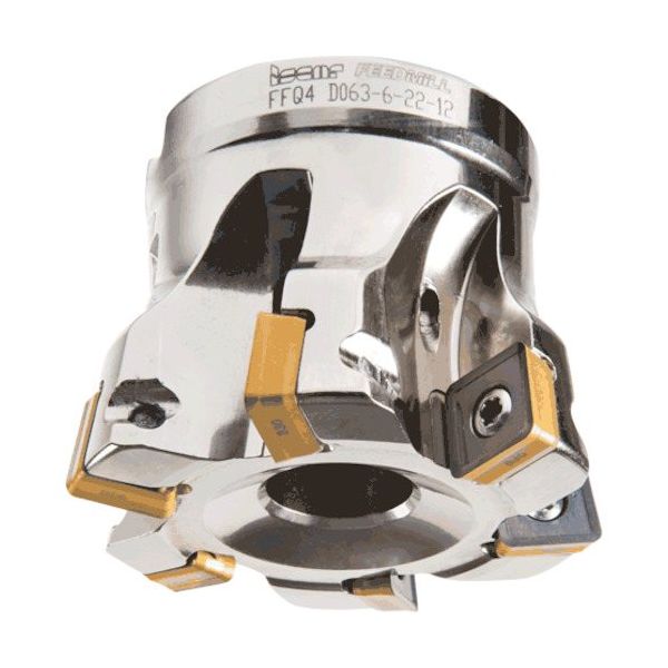 イスカル ミル4フィードフェースミル FFQ4 Dー12 D125-10-40-12 1本 340-1778（直送品）