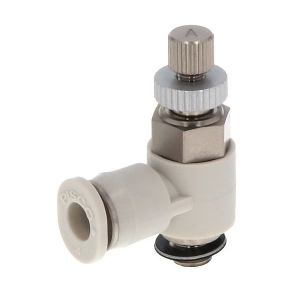 日本ピスコ PISCO スピードコントローラ エルボ JSC4-M3AW 1個 423-4000（直送品）