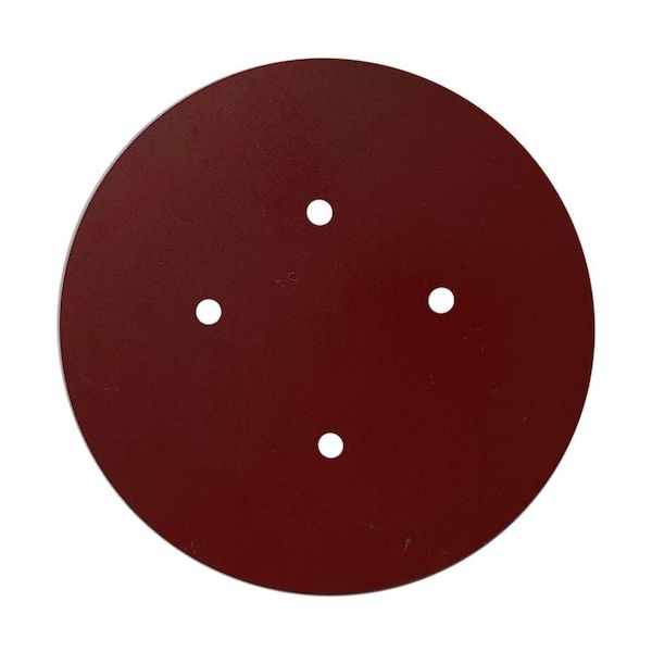 岩崎製作所 IWA ロゴマーク 団・ 署用 取付け丸型プレート 19MGP00SS 1個 509-9194（直送品）