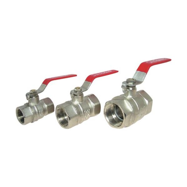 岩崎製作所 IWA 黄銅製クロムメッキ フルボア型ボールバルブ 48BV100B 1個 510-2273（直送品）