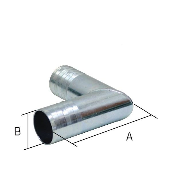 岩崎製作所 IWA 鉄製ホースニップル(両端タケノコ) L型 50LHN075SS 1個 510-5345（直送品）