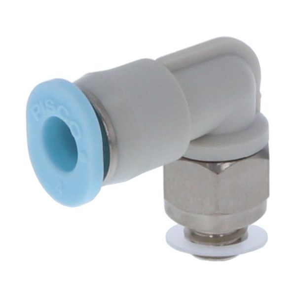 PISCO チューブフィッティングミニ エルボ チューブ外径:4mm ネジサイズ:M5×0.8 クリーンルーム包装仕様 PL4-M5M-C（直送品）