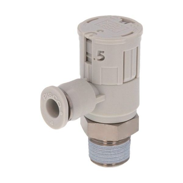 日本ピスコ PISCO スピードコントローラ ダイヤル付タイプ JSGS4-01AW 1個 560-1566（直送品）