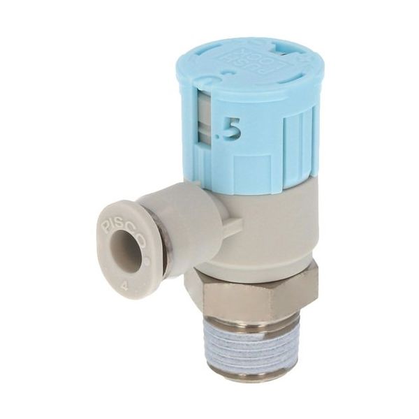 日本ピスコ PISCO スピードコントローラ ダイヤル付タイプ JSGS4-01BW 1個 559-8461（直送品）