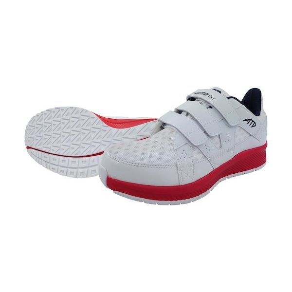 喜多 メッシュローカットマジックセーフティスニーカー 制菌・消臭 MG5760 ホワイト 26.5 MG5760-WH-26.5 1足（直送品）