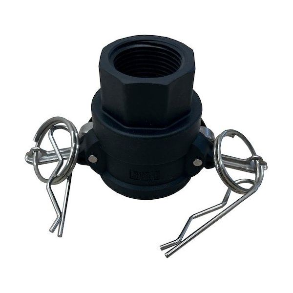 岩崎製作所 IWA 樹脂製 I・LOK(アイロック)レバーカップリング 女ネジカプラー(TypeーD) 37D020P-Y 1個（直送品）