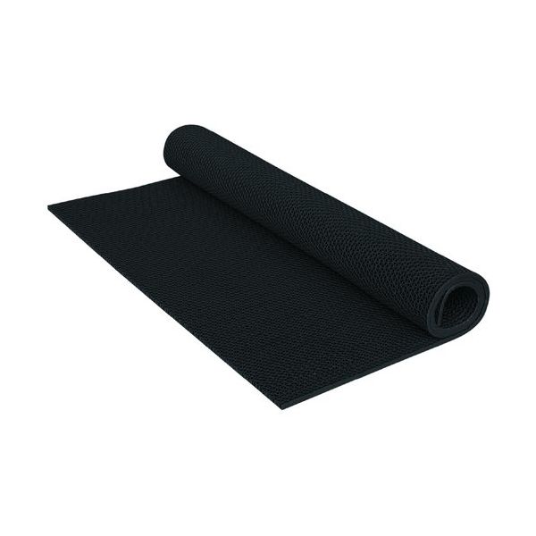 カーボーイ CARーBOY ノンスリップマット 安全歩行マット水抜けプラス 600mm×900mm ブラック AI-P6090BK 1本（直送品）