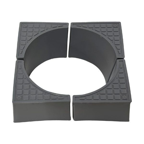 エービーシー商会 ABC 桝周り専用副資材 インサルマスキューブ200 グレー MC200G 1セット 683-3913（直送品）