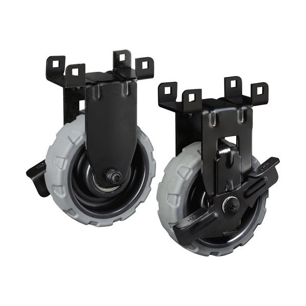 TJMデザイン タジマ セフ台車交換用折畳みキャスター後輪セット CT-DHTORCR 1組(2個) 683-1424（直送品）