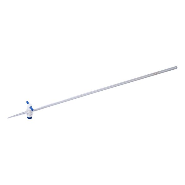 アズワン ビュレット テフロン(R)コック付き 白 10mL JCSS校正証明書付 1-8578-01-24 1本（直送品）