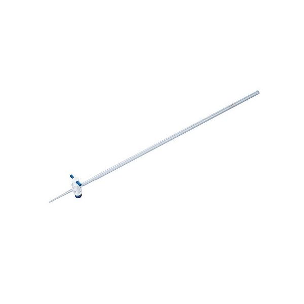 アズワン ビュレット テフロン(R)コック付き 白 25mL JCSS校正証明書付 1-8578-02-24 1本（直送品）