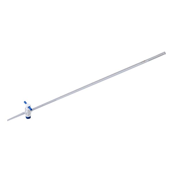 アズワン ビュレット テフロン(R)コック付き 青筋 25mL JCSS校正証明書付 1-8578-08-24 1本（直送品）