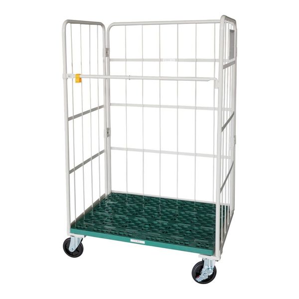 アズワン 軽快カゴ台車(静音タイプ)1090×795×1700mm 4-6517-02 1個（直送品）