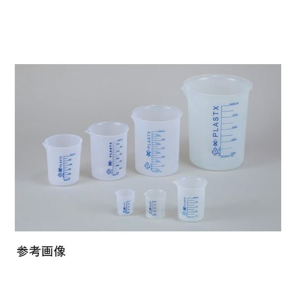 ニッコー・ハンセン PPブルービーカー 1000mL PPB-1000 1個 69-1264-74（直送品）
